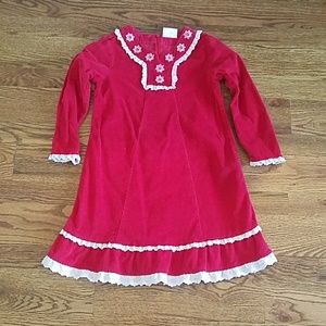 Hanna Andersson Red Corduroy Dress, size 7